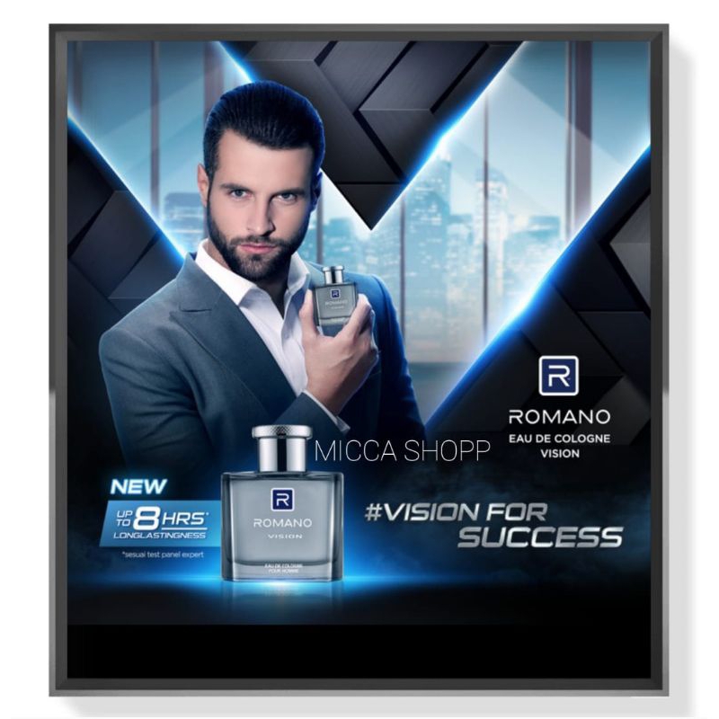 Romano Eau de Cologne Parfum Pria Vision 50ml / parfum cowo / parfum laki laki / parfum / cologne