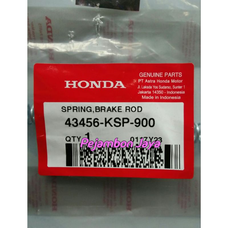 43456KSP900 SPRING BRAKE ROD
