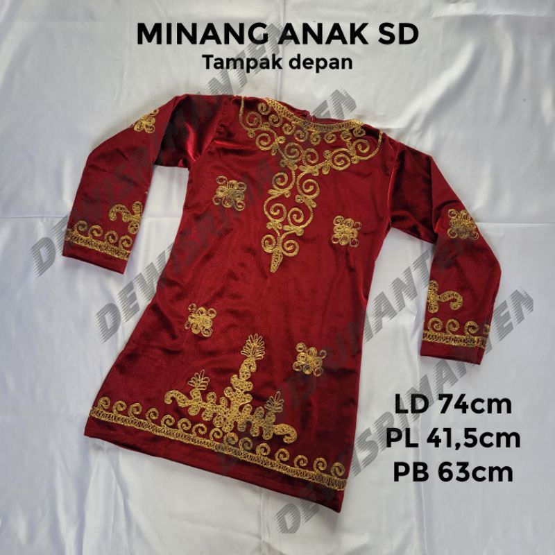 Baju adat Minang anak