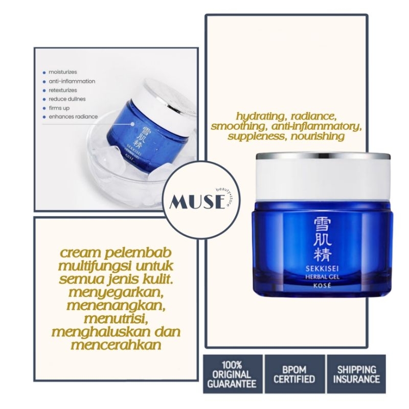 Kose Sekkisei Herbal Gel Cream 80gr