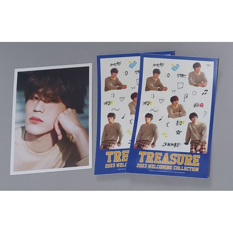 Official Film Postcard + Sticker Jungwoo Treasure Welcoming Collection 2023