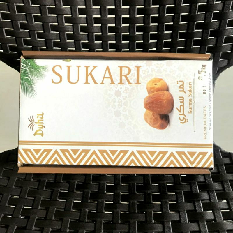 

Kurma Sukari Madinah Al Munawwarah 500gr/1kg