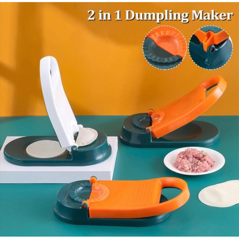 Alat Cetakan Pangsit Press Manual 2in1 - Dumpling Maker Serbaguna 2in1 -