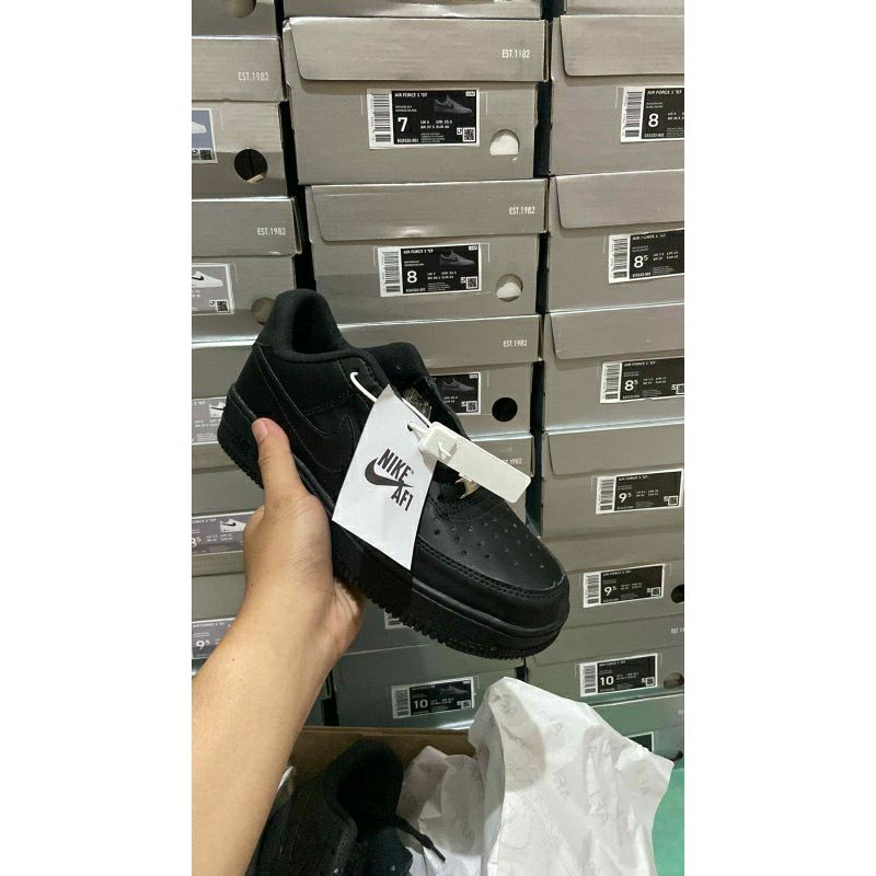 Sepatu AF 1 Low Triple Black Premium Vietnam