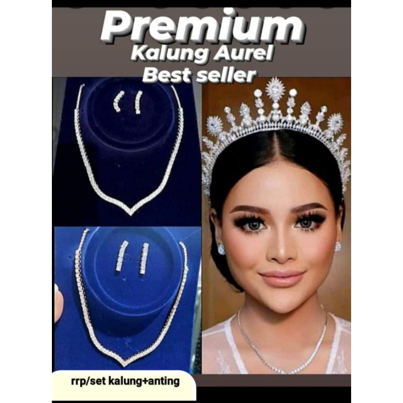 SALE Kalung mewah Fuji Aurel ayu tingting NBC.MEDAN ,cantik best seller,cocok buat nikahan,pesta,ulangtahun kado dll