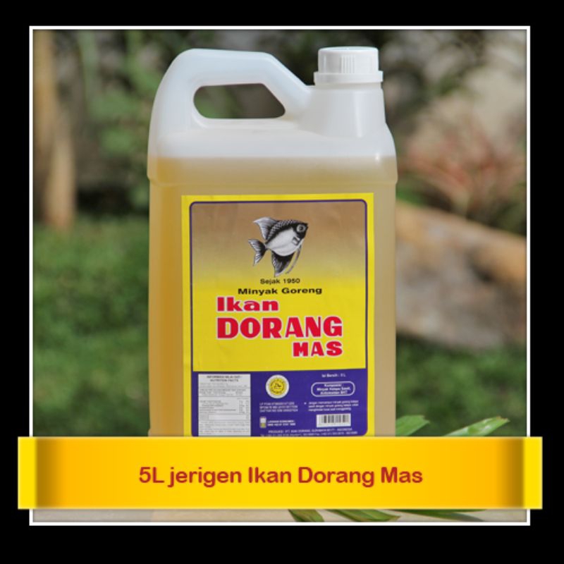 

Minyak Goreng Ikan Dorang 5 Liter