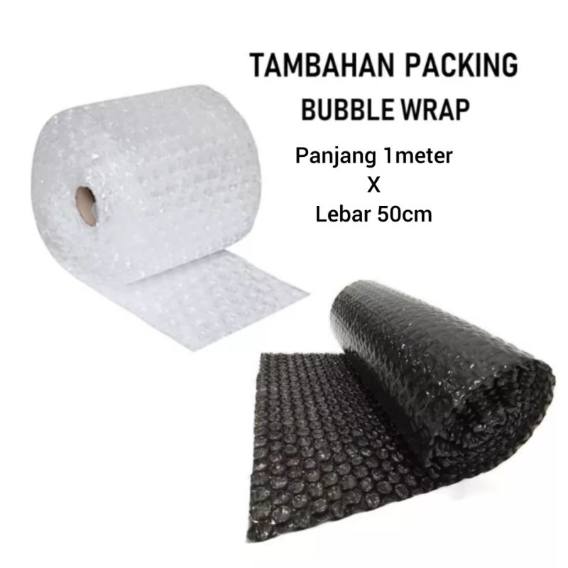 

bubble wrap untuk tambahan paking