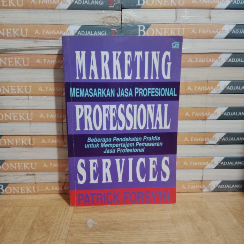 

BUKU ORIGINAL - MARKETING PROFESSIONAL SERVICES