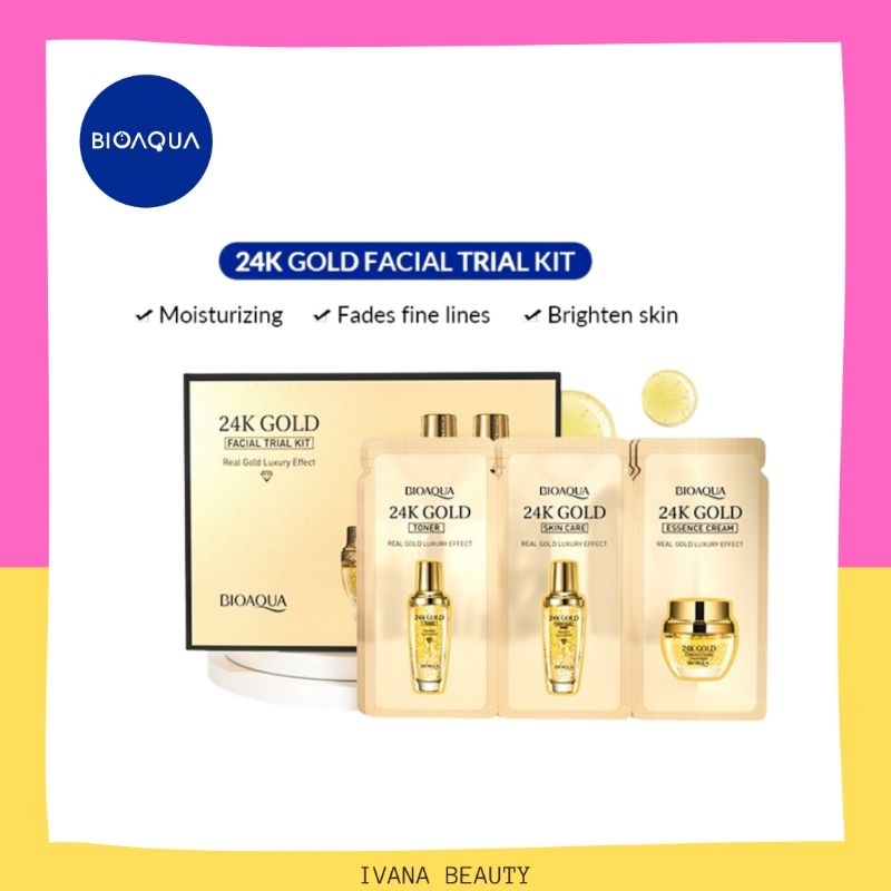 BIOAQUA 24K Gold Facial Trial Kit