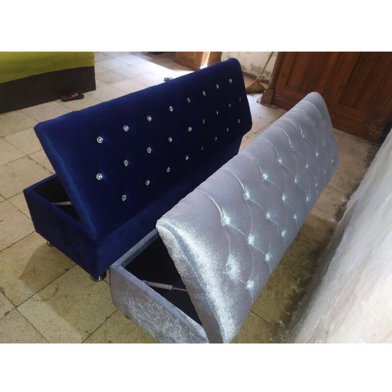 SOFA BENCH STORAGE BOX BISA BUAT SIMPAN BARANG BISA DUDUKIN 100kilo berat tahan