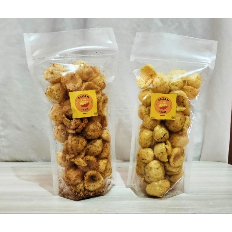 

Kerupuk Keong Pedas & Asin Daun Jeruk