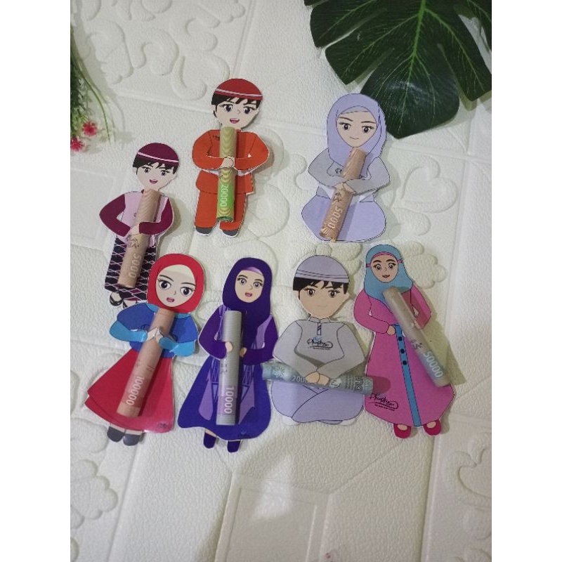 

Amplop Karakter untuk THR 12Pcs