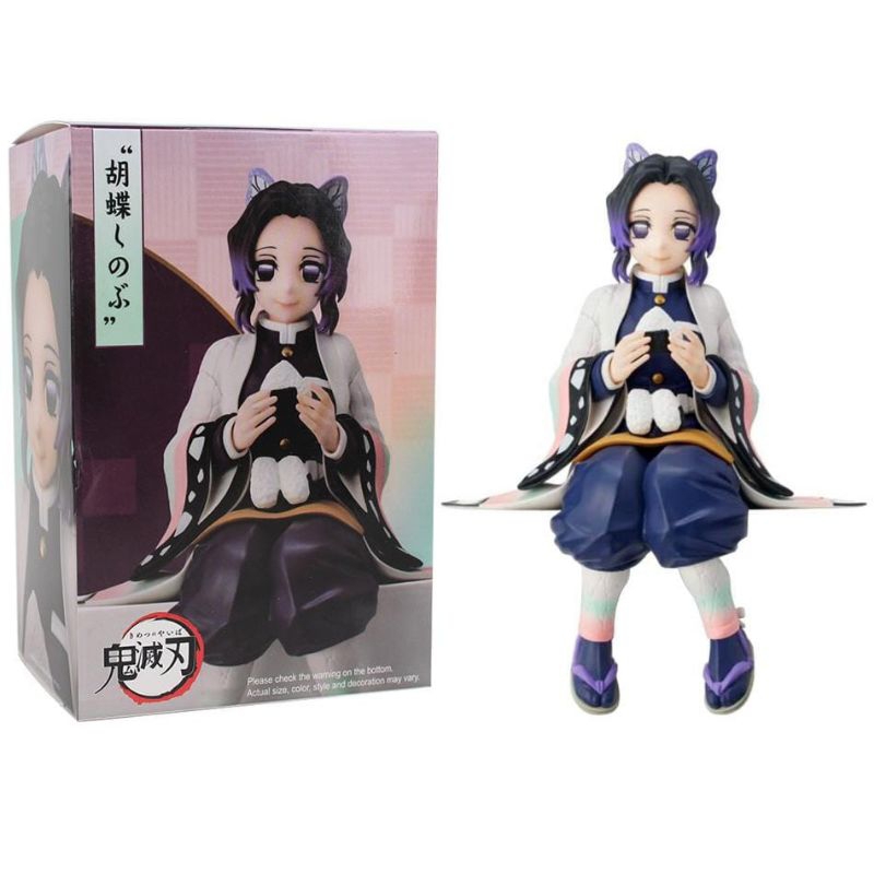 Figure Demon Slayer kimetsu No Yaiba Eat Rice Ball Ver Miniatur Topper Cake