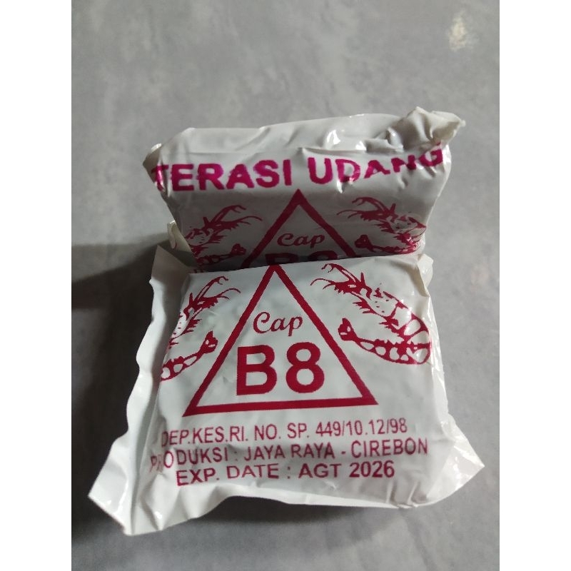

TERASI UDANG CAP B8 KHAS CIREBON
