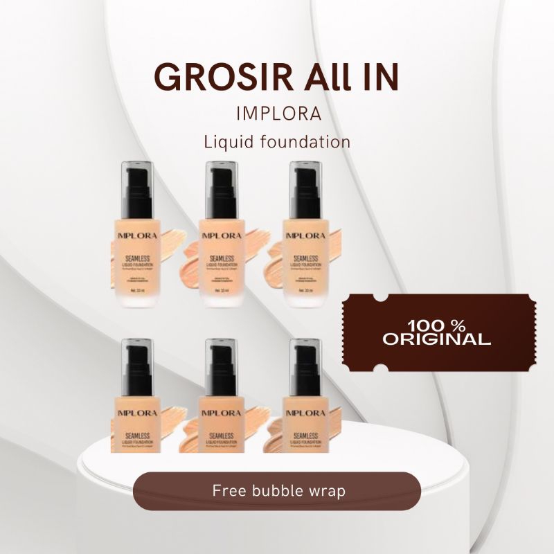 Implora seamless liquid foundation/foundation implora original