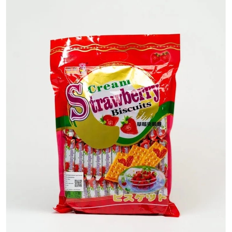 

Bairong Strawberry Layer / Bairong Biscuit Strawberry 528g