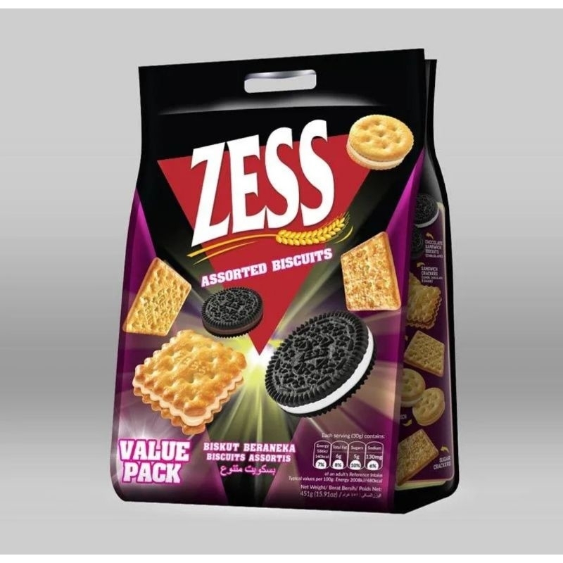 

Zess Sandwich Assorted / Biscuit Sandwich Zess Assorted 288g