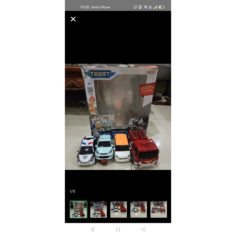 robot tobot quadran young toys asli original jumbo besar