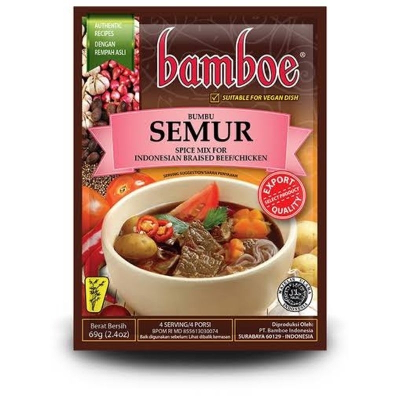 

Bamboe bumbu semur 69 Gram