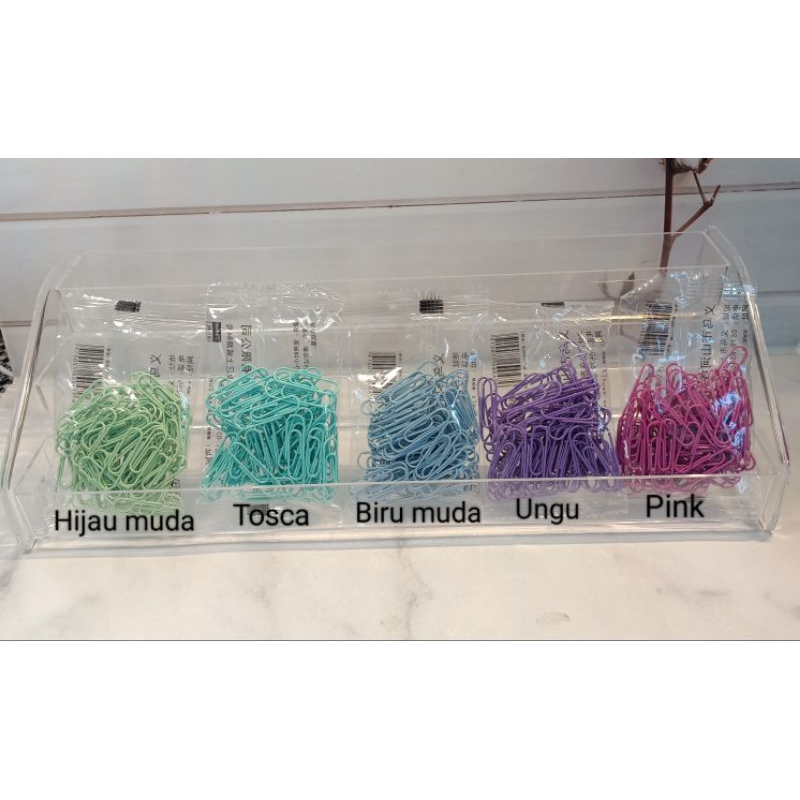 

Paper Clip Warna / Penjepit kertas warna / Clip pack