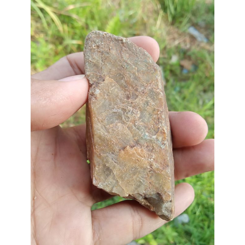 ✅ Batu Lumut Sungai Dareh Pucuk Pisang / Pupis ( Rough / Bahan Batu Akik Natural asli Dhamasraya - b