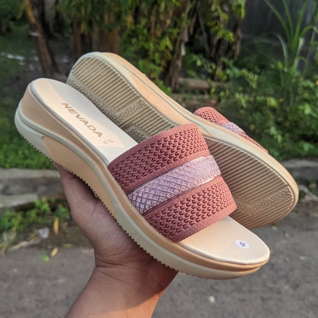 Wedges 5cm - Sandal Perempuan Pesta Lebaran Mewah Murah Kualitas Atas