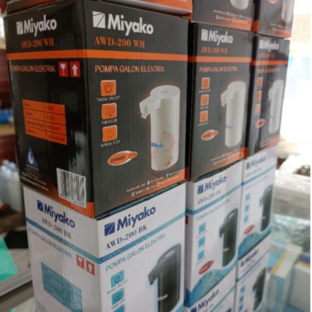 Miyako Pompa Galon Elektrik Portable AWD 200 Dispenser listrik electric pump Miyako AWD200 AWD-200