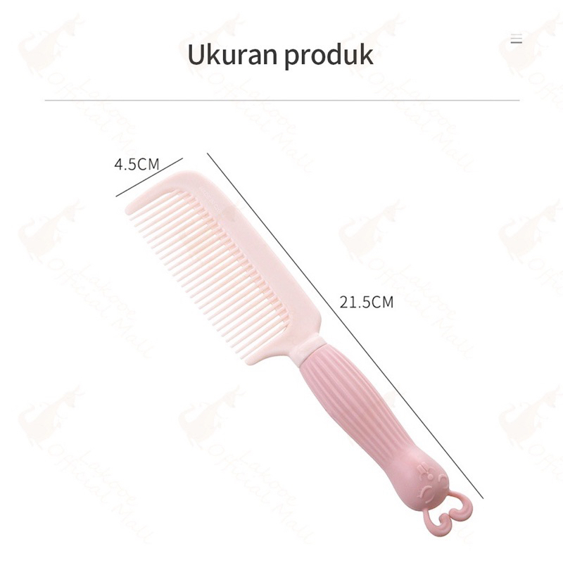 Sisir anak lembut SILIKON Children's hair comb design rabbit