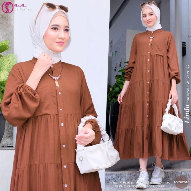 Shofia Gamis Lebaran Gamis Kekinian Model Terbaru 2023