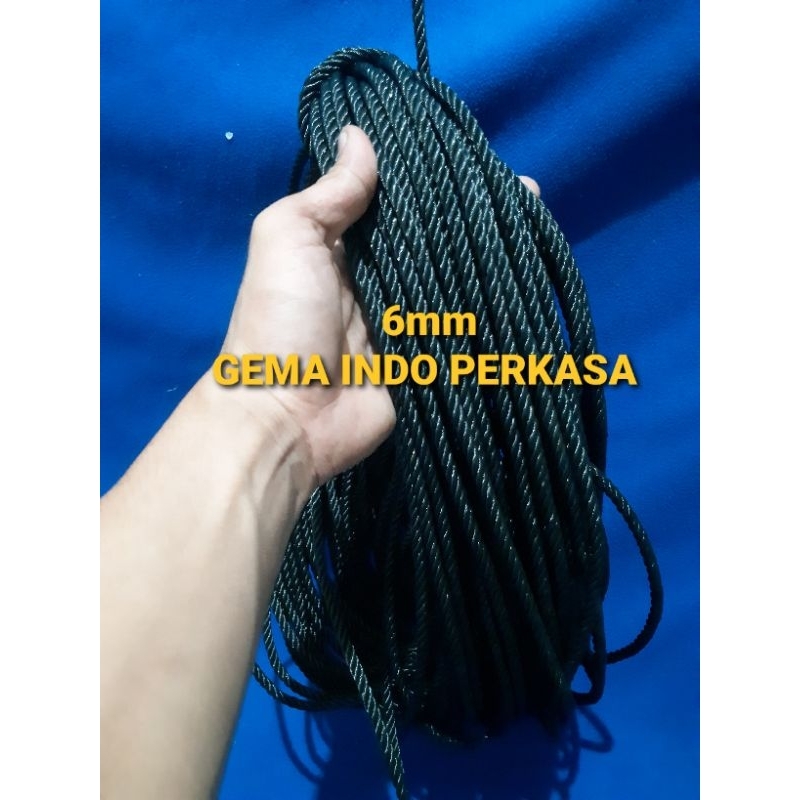 

Tali tambang pengikat 6mm 50 meter warna warni