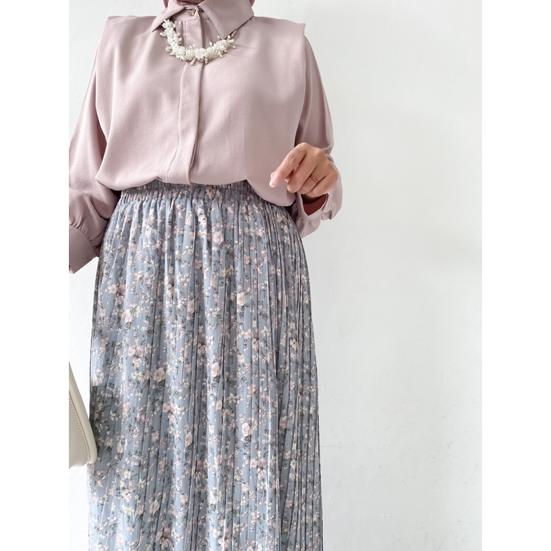 AYARA SKIRT | ROK PLISKET WANITA IMPORT PAKAIAN CEWEK