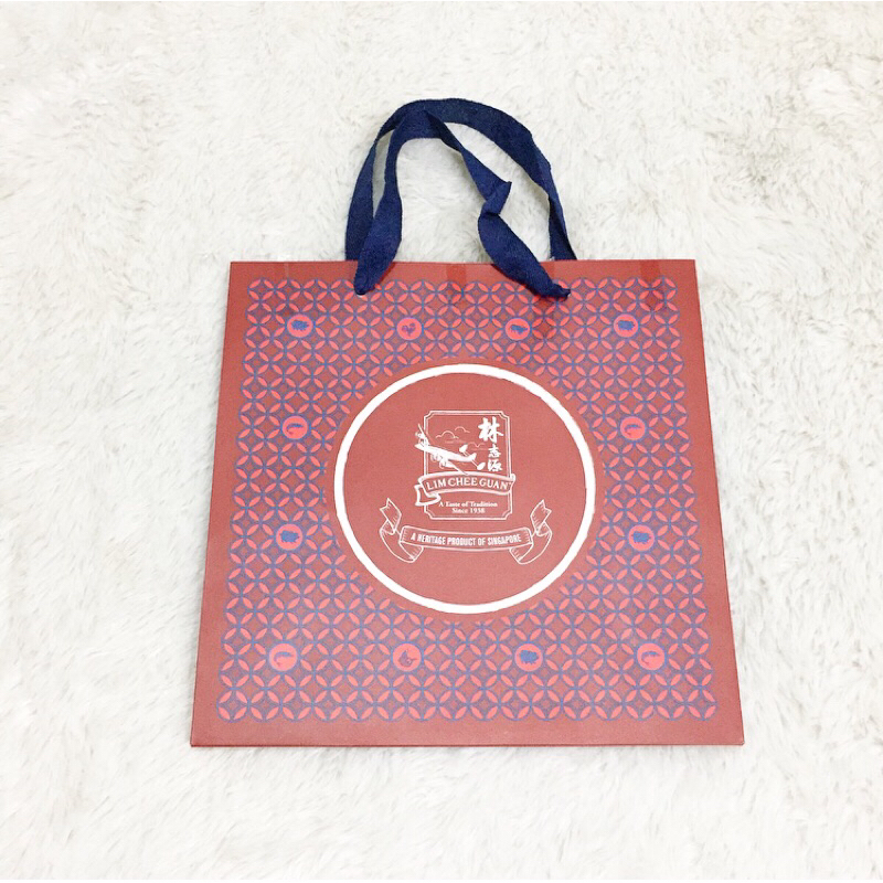 

Original Singapore Lim Chee Guan Paperbag Tas Kantong Belanja Shopping Bag Dendeng Bakwa Original