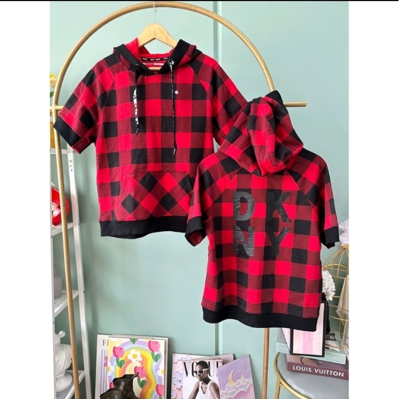 Branded Original DKNY Blouse Top Atasan Baju Hoodie (Sisa Export)