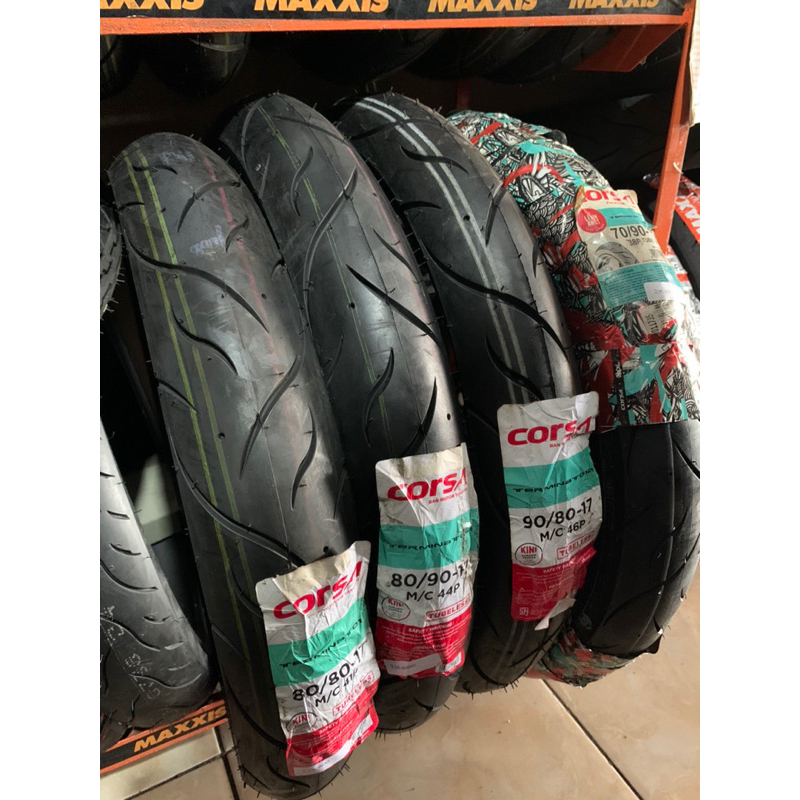 Corsa terminator tubeless ring 17 (90/80 80/90 80/90 70/90) 1 ban