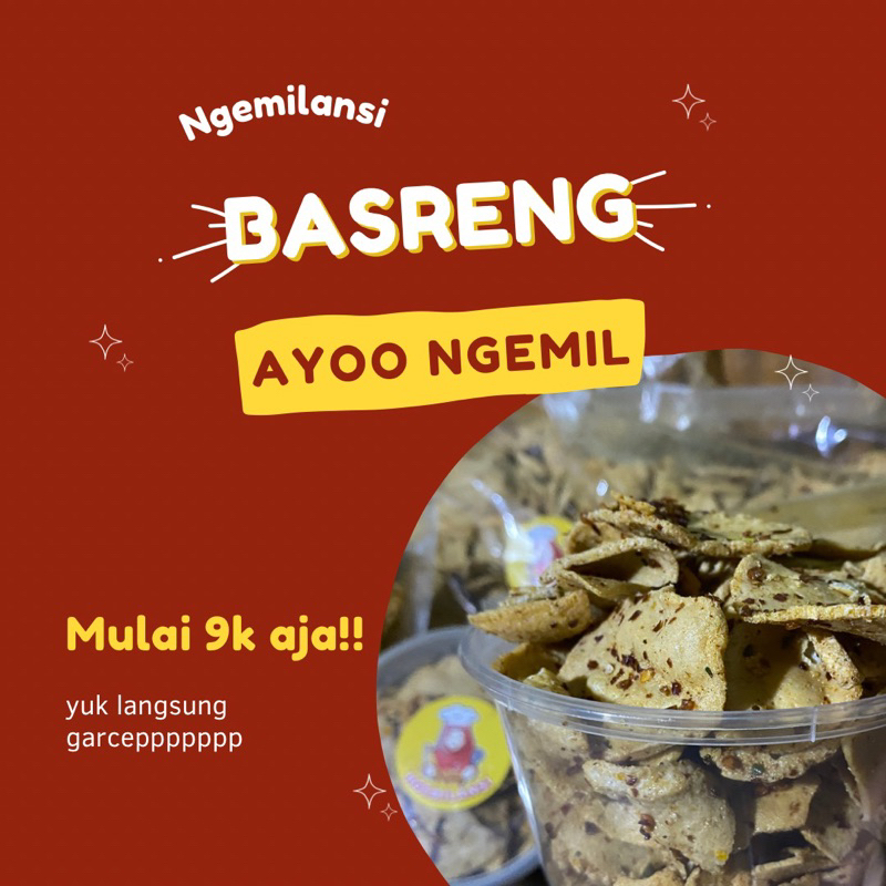 

(70gr) BASRENG by ngemilansi Kemasan Ziplock (Makanan pedas jeruk purut)