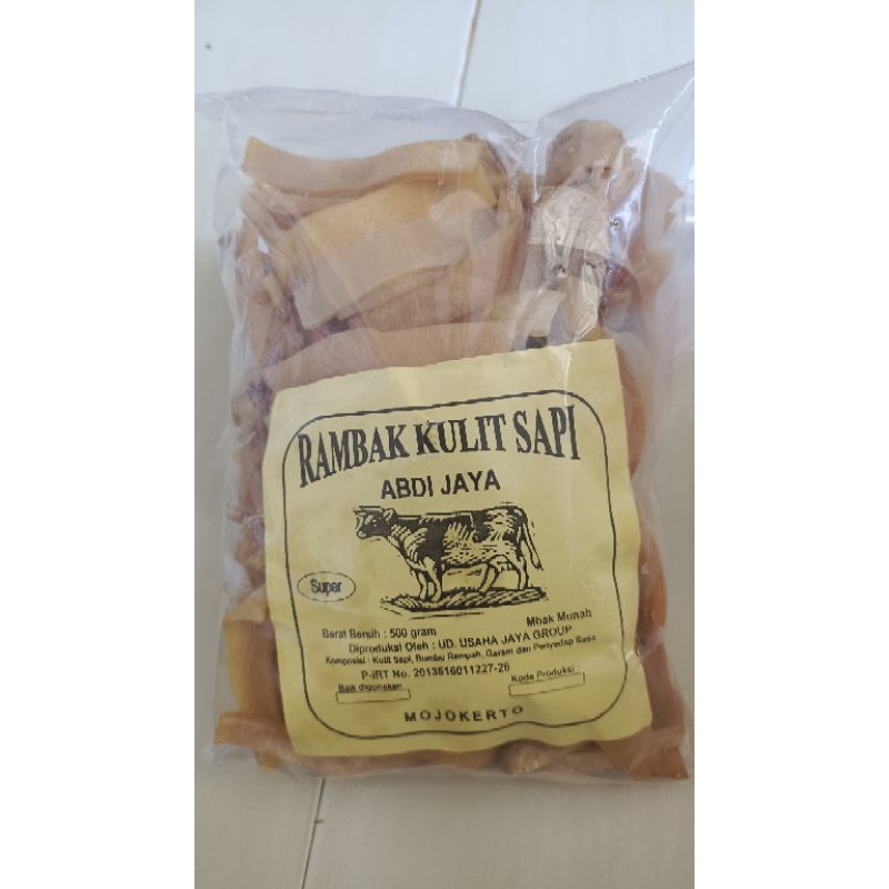 

kerupuk rambak kulit asli sapi no 2