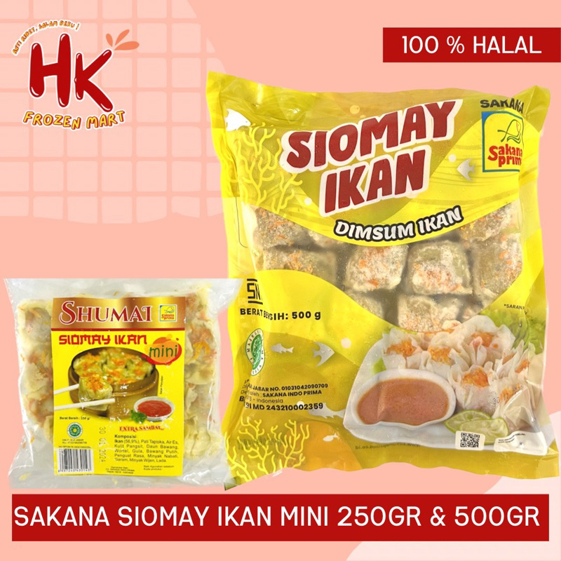 

Sakana Siomay Ikan Mini 250gr & 500 gr | dimsum shumai siomai olahan ikan | HK FROZEN MART