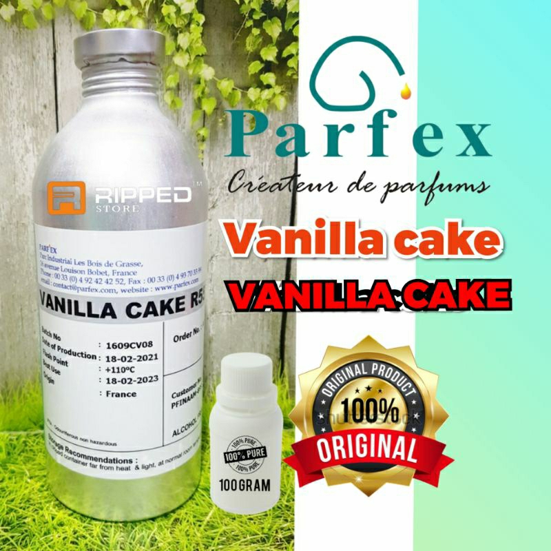 (100ML) BIBIT PARFUM MURNI VANILLA CAKE BY PARFEX ORIGINAL