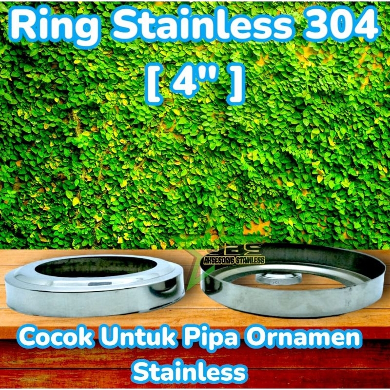 RING 4&quot; inchi STAINLESS SS 304