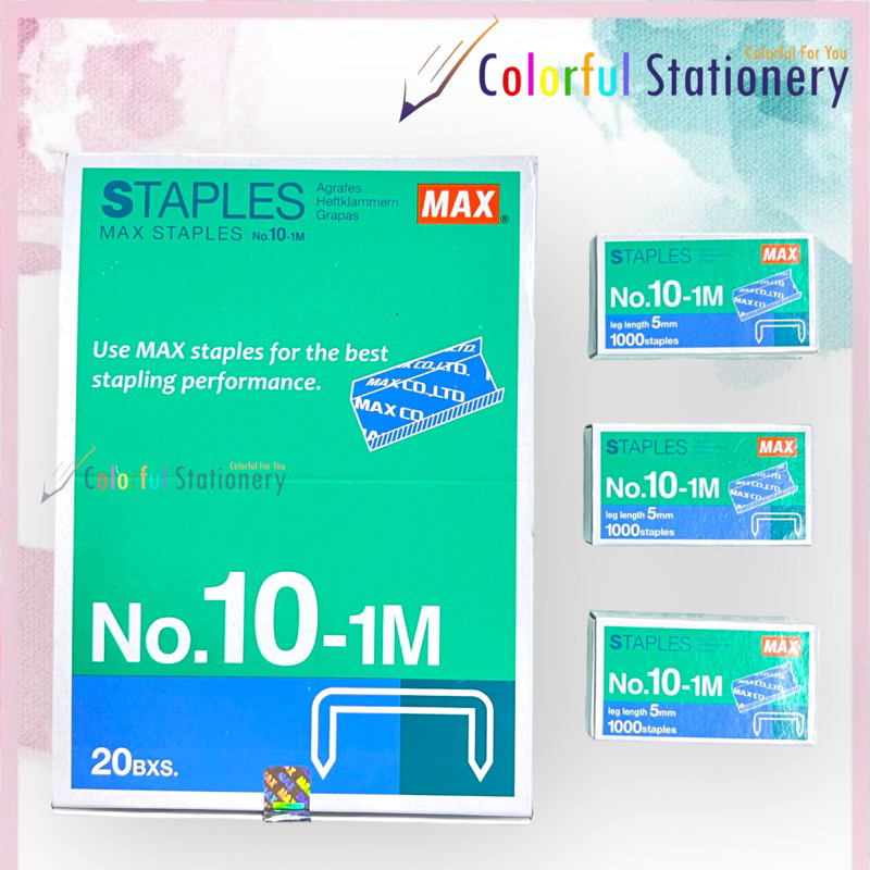 

Isi Staples / Refil Stapler MAX No.10 (Pcs)