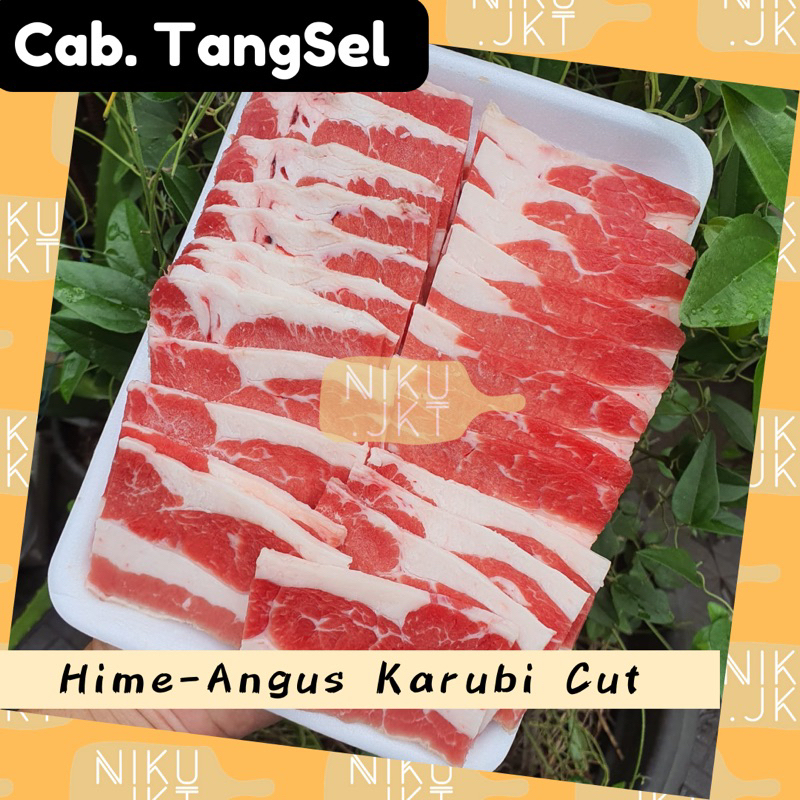 

Daging Sapi Beef Slice HALAL US Angus Dragon Karubi Yakiniku Cut - 500gr