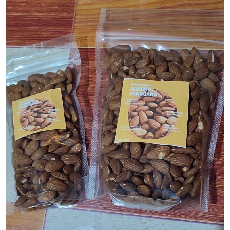 KACANG ALMOND PANGGANG SIAP MAKAN