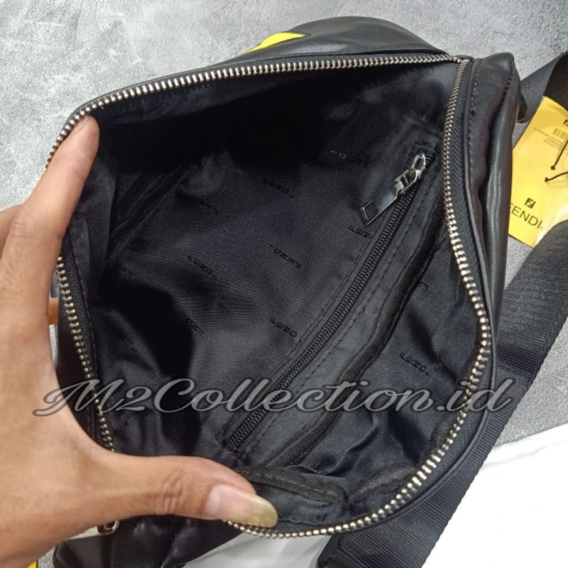 WAISTBAG FENDI Diabolic Eyes Belt Bag Tas Pinggang Premium Impor