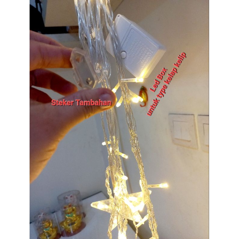 Lampu Tirai Idul Fitri / Lampu Lebaran Tirai Muslim / Lampu Hiasan Lebaran Hijriah / Lampu Idul Eid / Lampu LED Dekorasi