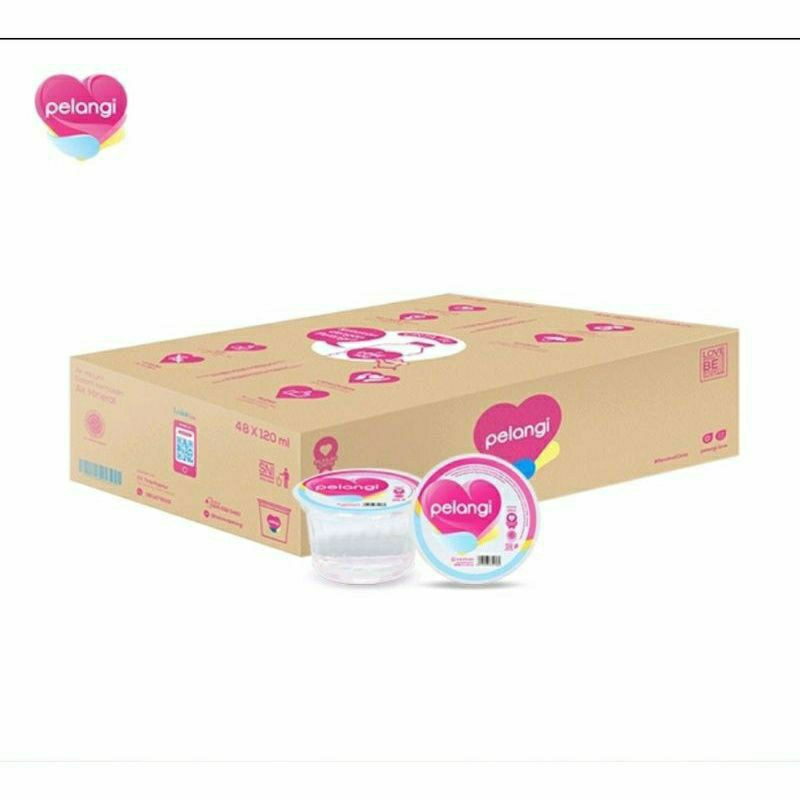 Air mineral pelangi Cup Kecil