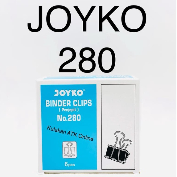 

Binder Clip / Klip Kertas / Penjepit Kertas Joyko 280