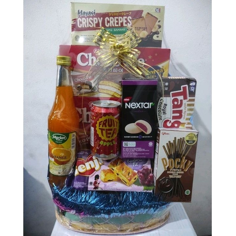 

PARSEL HAMPERS SNACK LEBARAN - Natal & Tahun baru - Type A