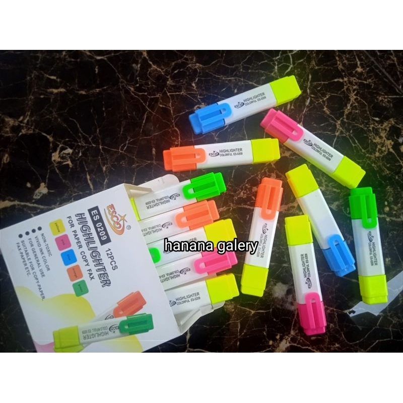 

( 6M PCS) STABILO HIGHLIGHTER 2 SISI