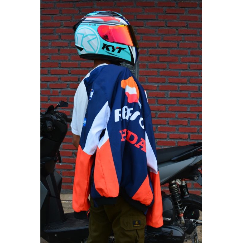 Jaket Bomber Honda Repsol Jaket Honda Repsol