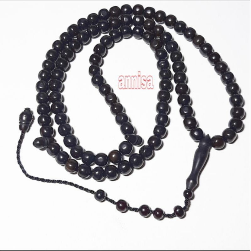 Tasbih kayu kauka , kokka hitam 8mm 99 butir